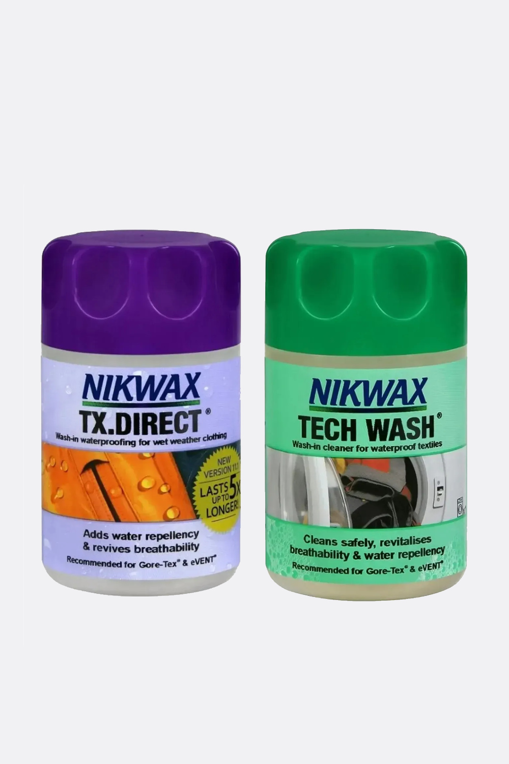 Набір Nikwax Twin Pack - Tech Wash 150ml + TX Direct 100ml