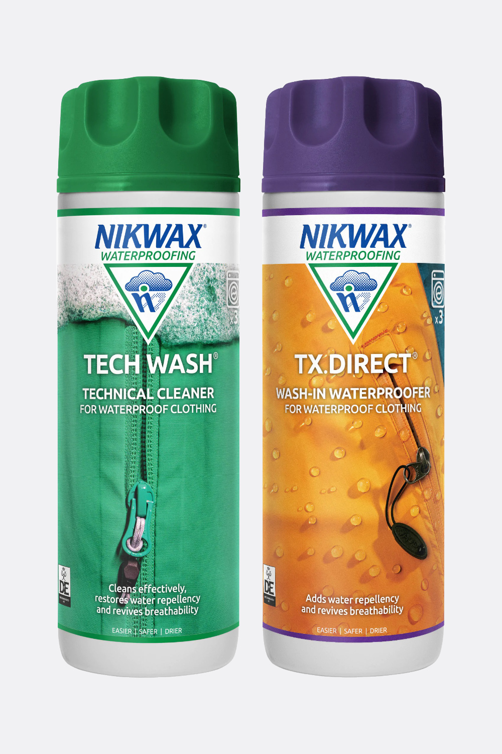 Набір Nikwax Twin Pack - Tech Wash 300ml + TX Direct 300ml