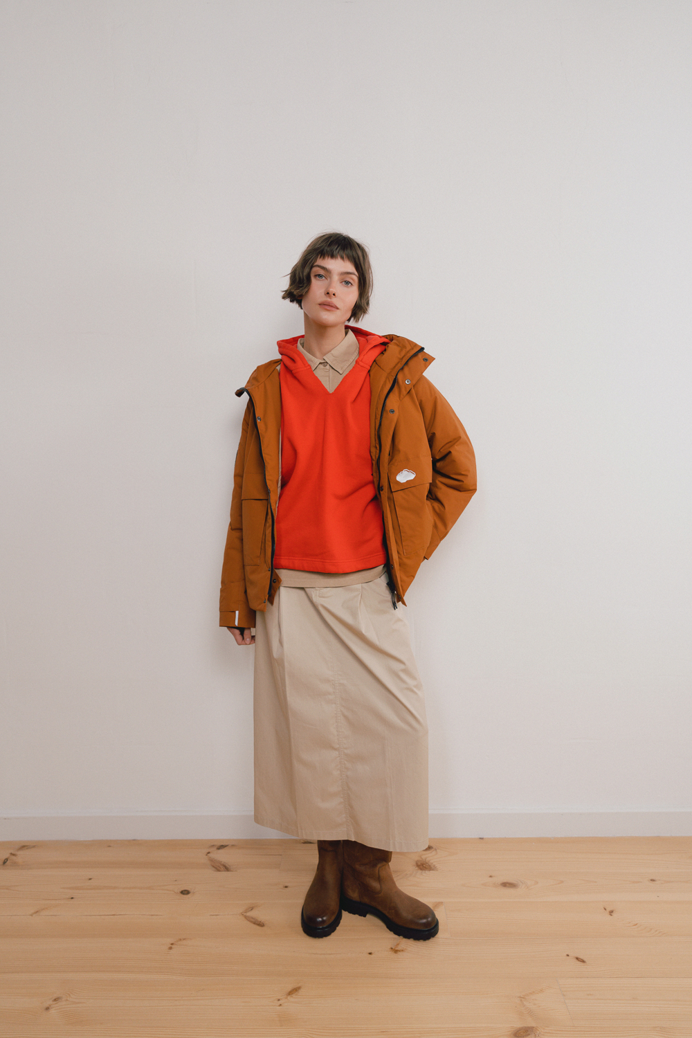 Demi jacket Caramel for women