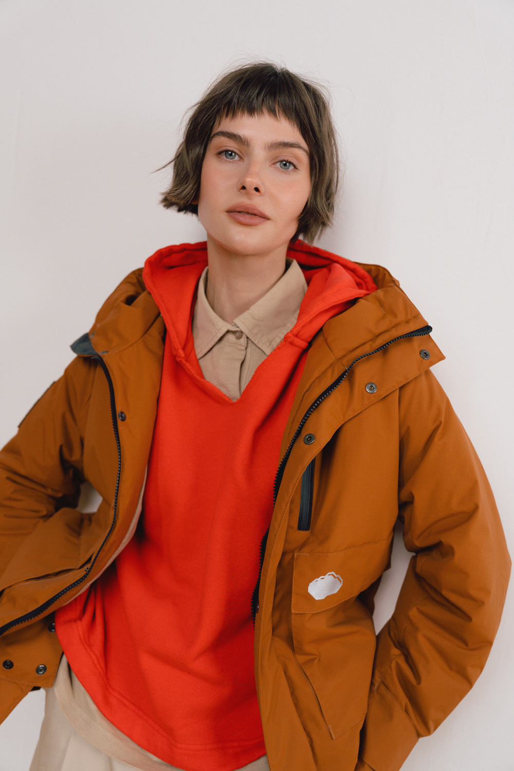 Demi jacket Caramel for women