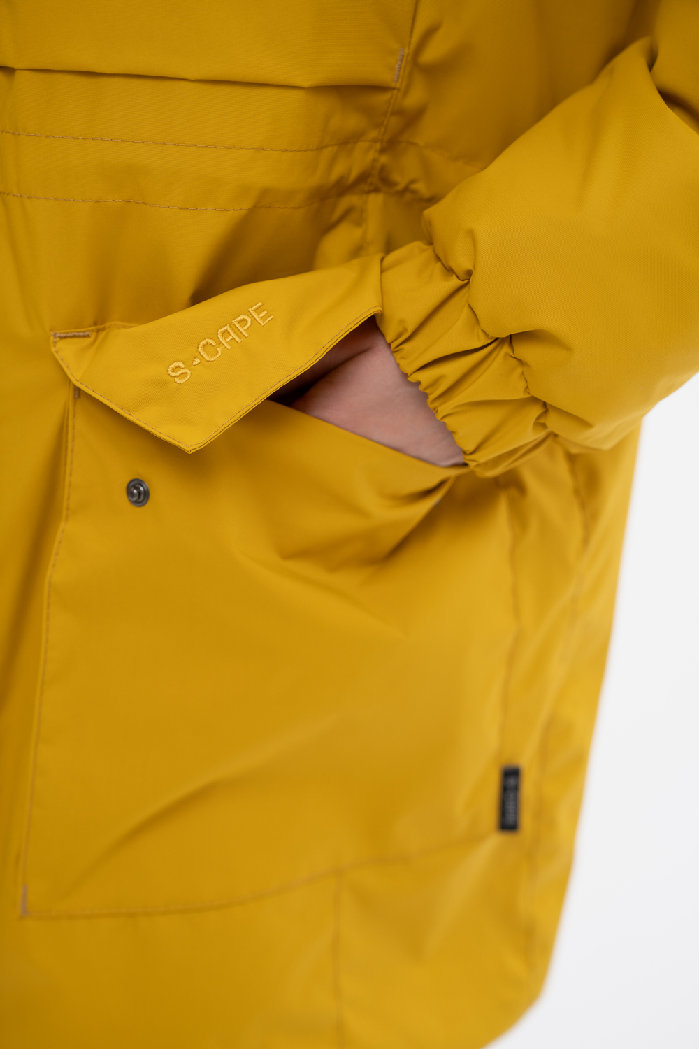 Light demi parka Curry for women